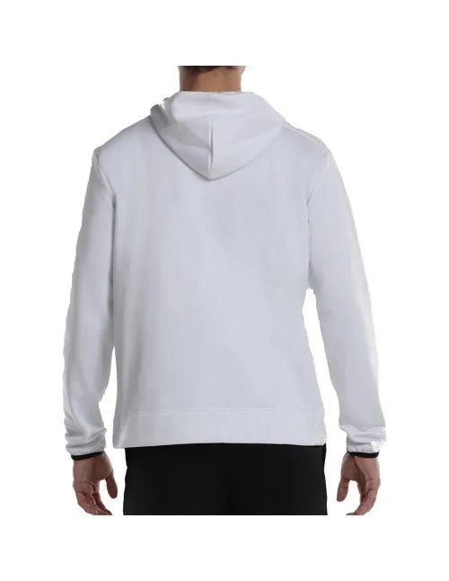 Sudadera Bullpadel Yambo Blanco | Ofertas de pádel